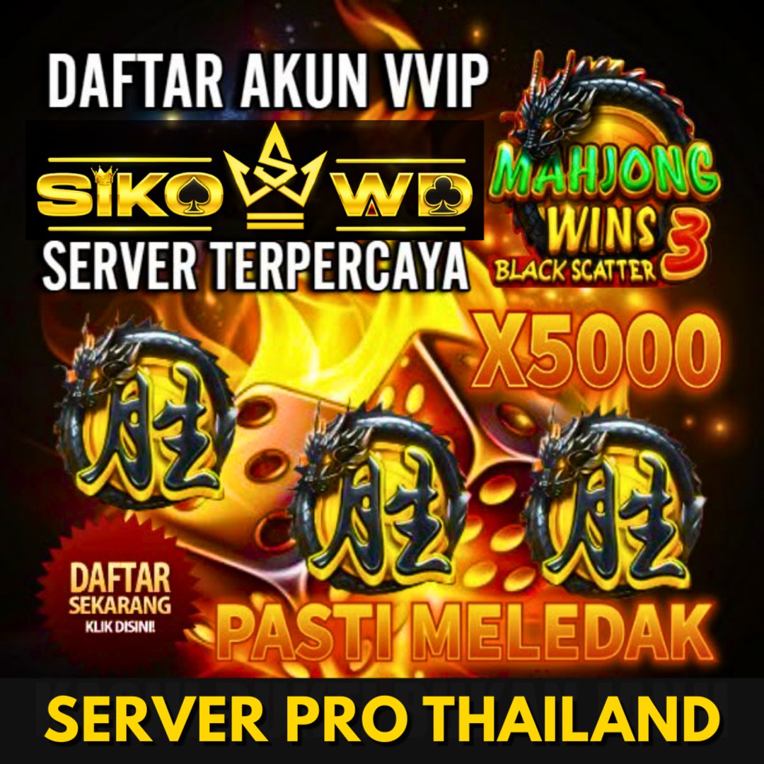 SIKOWD : Daftar Akun VVIP Scatter Hitam Mahjong Wins3 Pasti Meledak!!